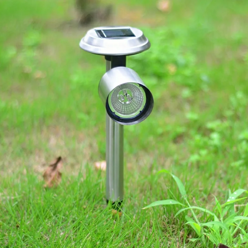 

Stainless Steel Led Solar Pathway Lamps Lights Outdoor Waterproof Solar Garden Lawn Lamps for Garden Landscape Walkway Light