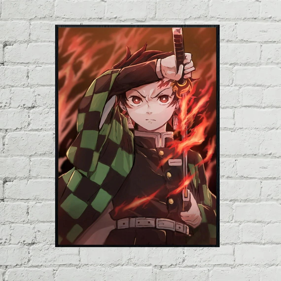 

Demon Slayer Anime Poster Comic Cover Art Canvas Print Picture TV series Poster Gift Artwork Artwork Poster Gift