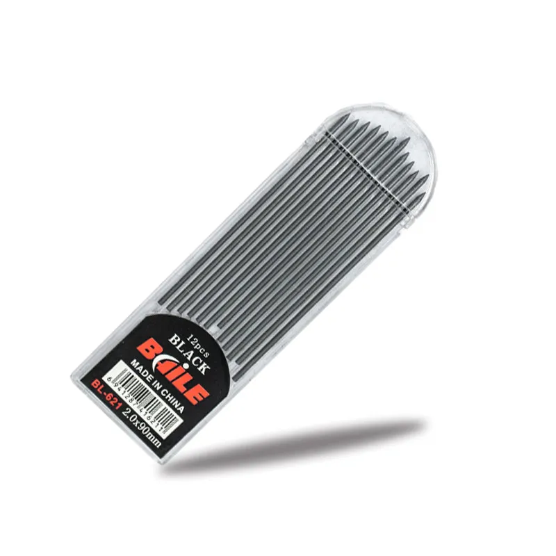 Профессиональный рисунок 12 цветов 2B 2 мм автоматический свинцовый сердечник