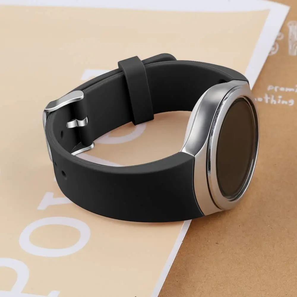 Силиконовый ремешок для часов для samsung Galaxy gear S2 band R720 R730 Smart correa наручный браслет активные ремешки для часов nato