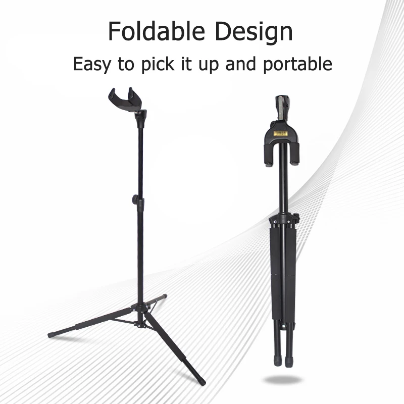 Гитарная напольная металлическая подставка держатель для музыкального