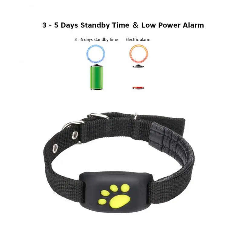 

1PC Pet GPS Tracker Dog Cat Collar Water-Resistant GPS Callback Function USB Charging for Universal Dogs Kitten Puppy Accessorie