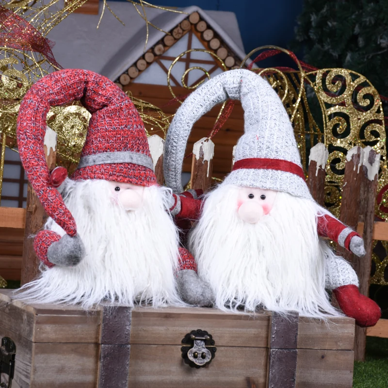 Navidad фигурка, рождественские украшения для дома, рождественские куклы Санта-Клауса, новогодний adornos de navidad Natal, подарок для детей