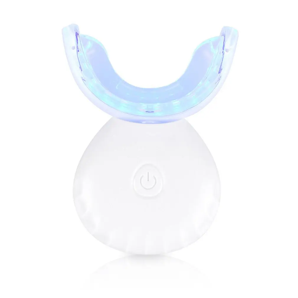 

Teeth Brightening Light Rechargeable Blue LED Light U Shape Teeth Light LED Accelerator Light And Tray Teeth Whitener