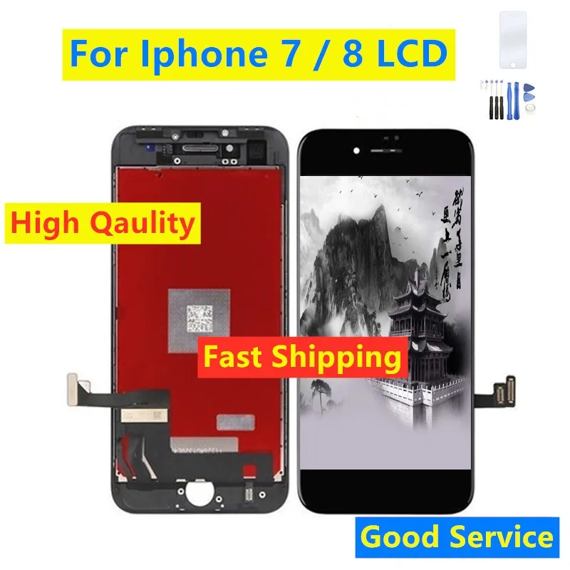 

Suitable for iPhone7 7Plus LCD screen 3D touch screen fully assembled digitizer replacement 100% tested, no dead ends quality A+