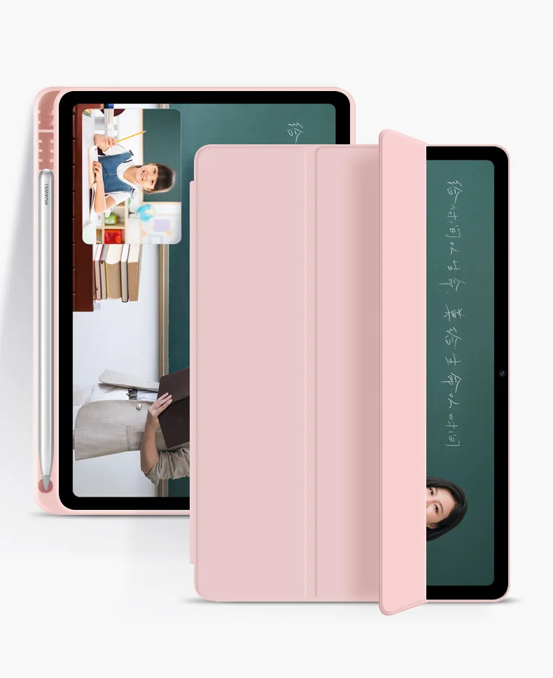 Чехол для Huawei Matepad Pro 10 8 с держателем стилуса кожаный умный чехол honor V6 /matepad 4