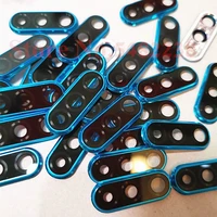 100PCSLot Original Rear Camera Lens Frame For Huawei P30 Lite 48MPBack Camera Lens Ring cover case Replacement parts