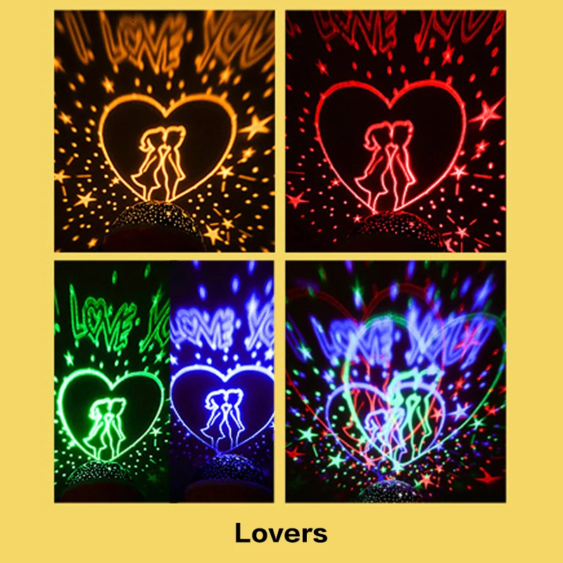 

LED projector film 8 styles projection night light film only