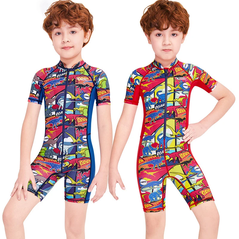

1set diving suit for kids boys Shorty Wetsuit Swimming Boys Girls Sunscreen Surfing Scuba Diving Wet Suit Snorkeling