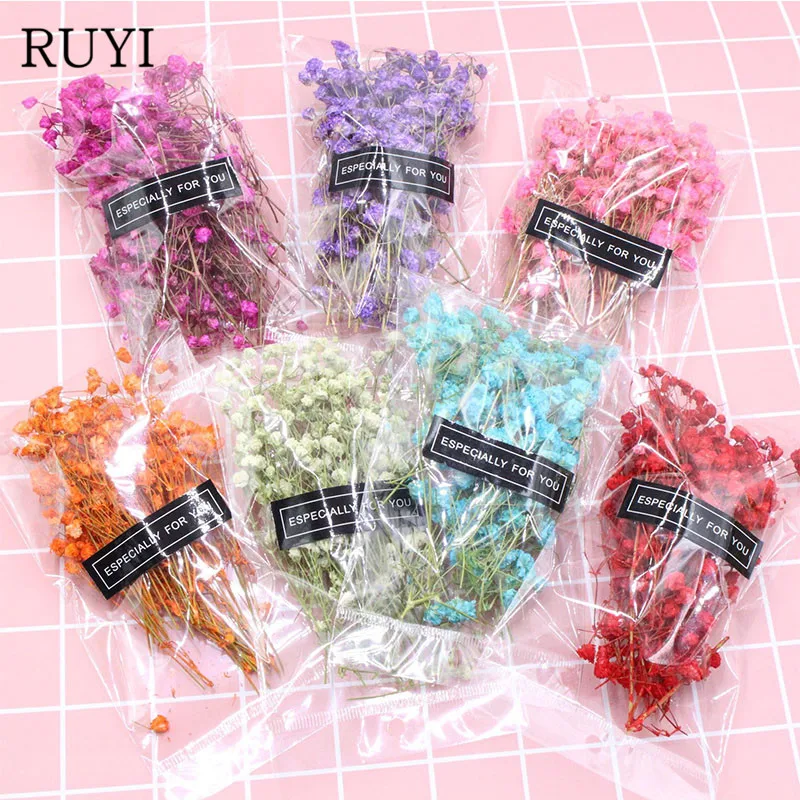 Садовое мини микро Ландшафтные аксессуары натуральные сухие цветы сушеные