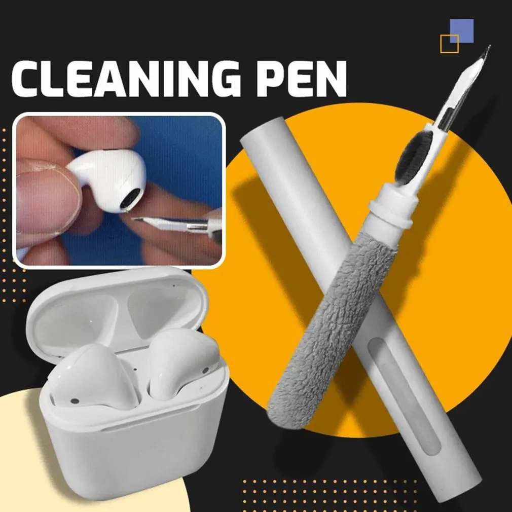 

Wireless Earplug Cleaning Pen Cleaning Brush Kit Wireless Earphone Charging Box Cleaning Anti-clogging Earplug Cleaning Brush