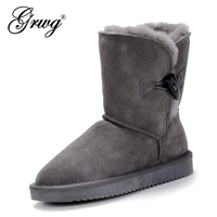 wholesaleretail high quality womens australia classic snow boots real leather natural fur winter boots brand womens warm shoes