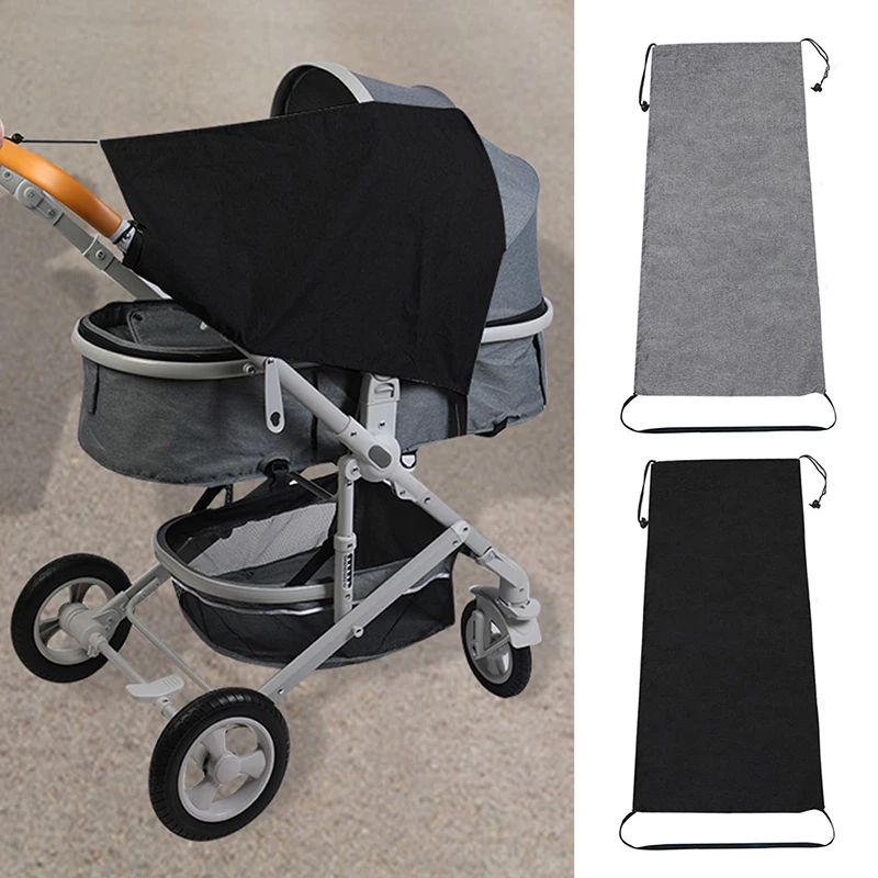 

Baby Stroller Sunshade Protection Cloth Waterproof Rain Cover Outdoor Crib Cart Awning Pushchair Infant Stroller Part Shade Bag