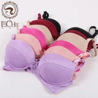 pure silk bra women push up bra lace bralette fullcup sexy lingerie no rims underwear without steel ring deepv bow free shipping