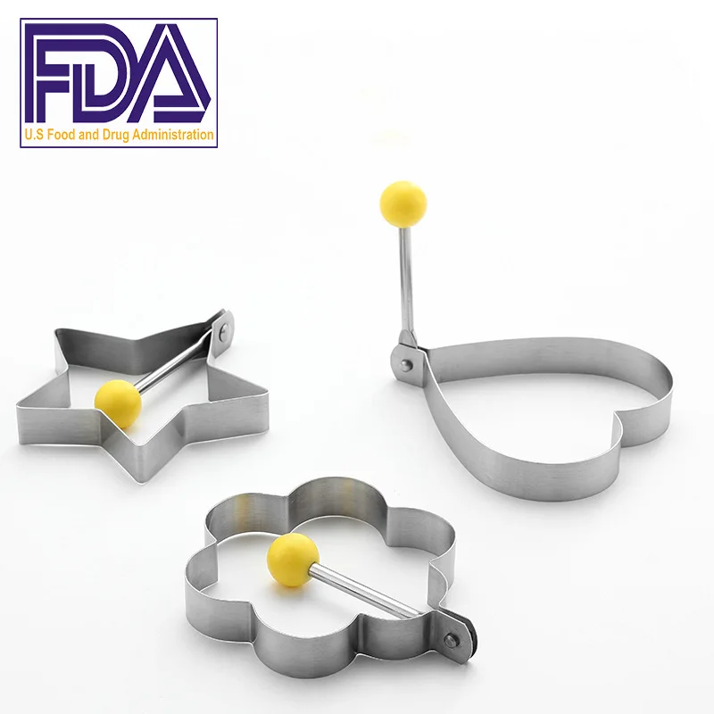 4 шт. толще Нержавеющая сталь форма для обжаривание яиц инструменты омлета на