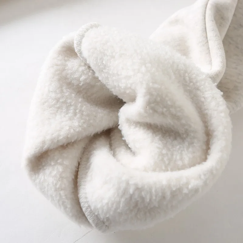 

Artsnie Winter Fleece Thick Pants Women High Waist Drawstring Trousers Streetwear Casual Warm Harem Pants Sweatpants Mujer