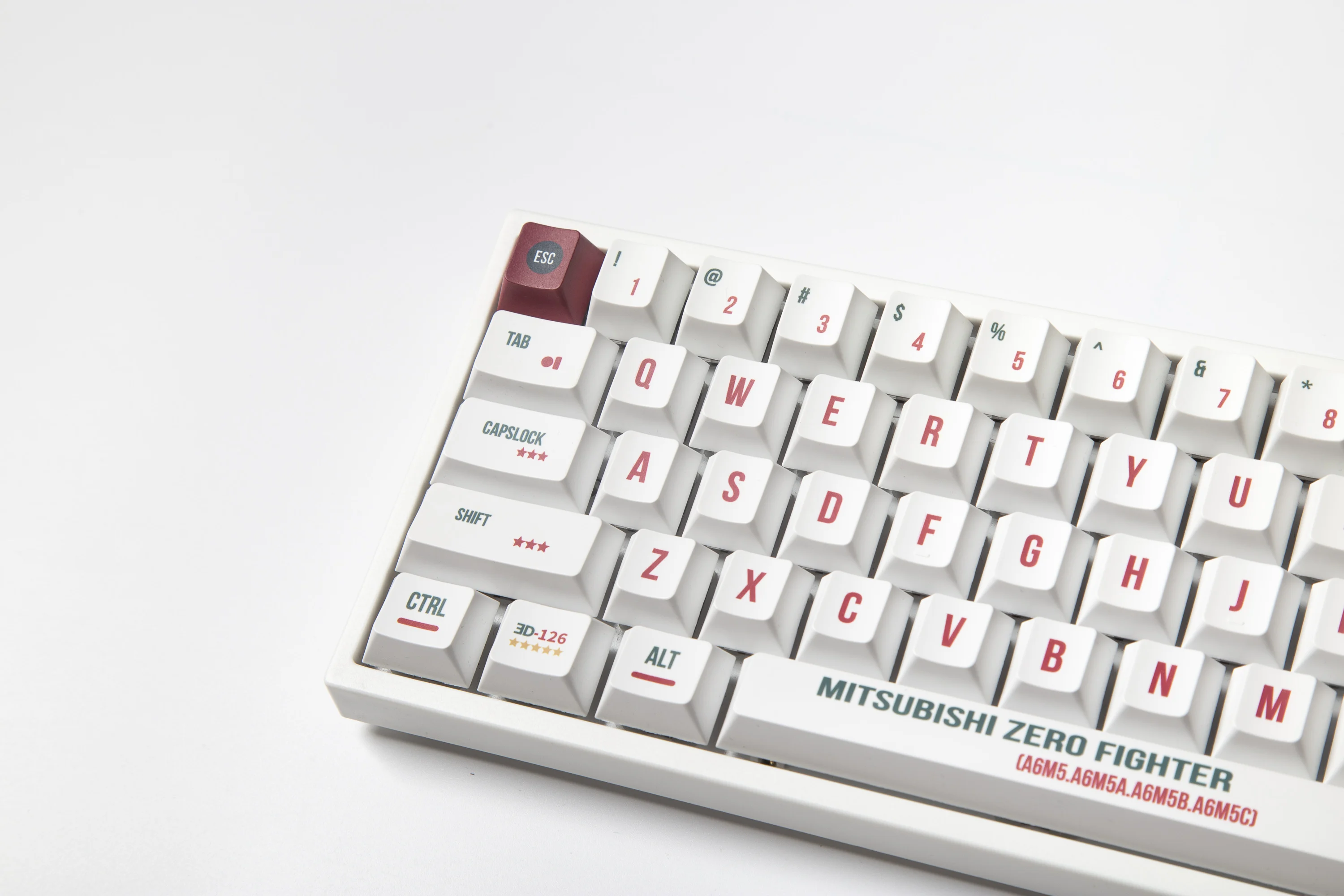 

Колпачки для клавиш Aircraft GMK kilot, оригинальная высота PBT, термосублимационная механическая клавиатура для адаптации 61 68 87 104 pro v500