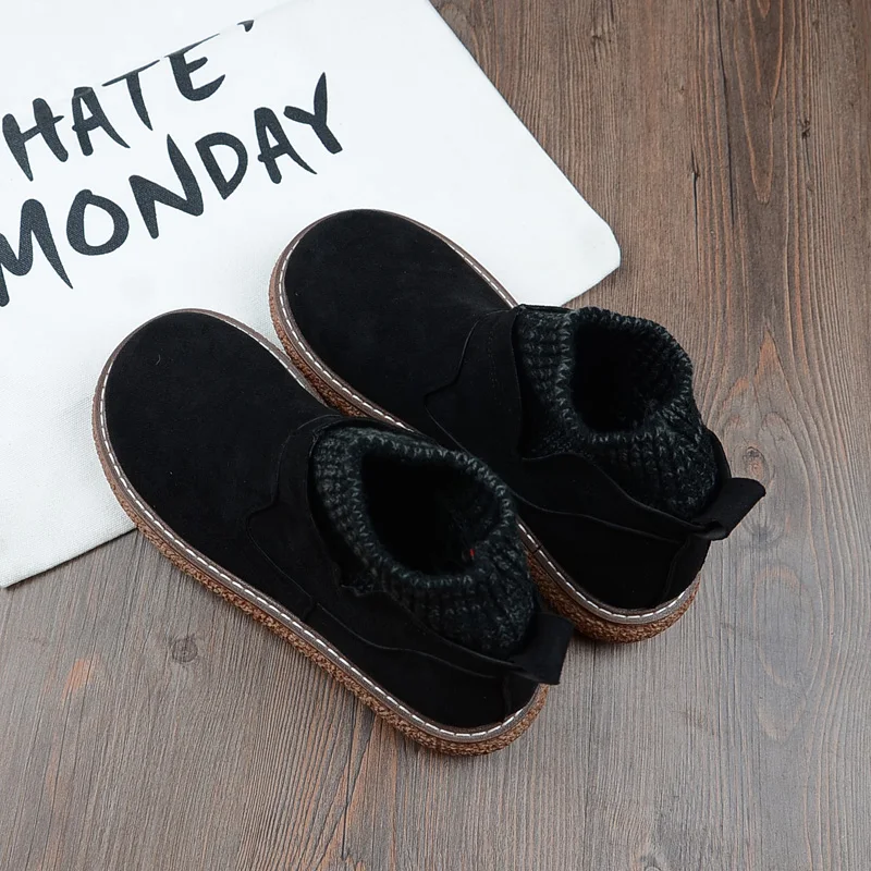 Новинка кожаные ботинки ручной работы Careaymade в стиле ретро mori girl повседневные