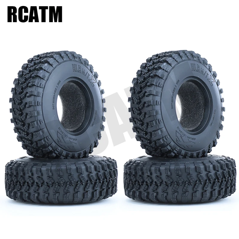 Model Car Parts & Accs 4pcs 1.9inch Rubber Tire For 1/10 RC Crawler Car Traxxas TRX4 TRX6 G63 AXIAL SCX10 AX103007 90046 D90