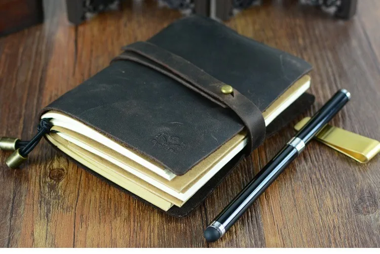 130 мм* 100 мм новейший блокнот из натуральной кожи Bullet journal бумажный блокнот еженедельные аксессуары для планировщика канцелярский дневник 01661