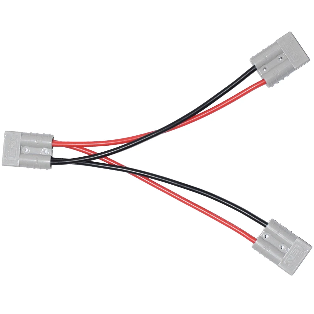 

1 фут, 3 фута, 6 футов, 50 А, 600 В, SB50 Разъем, ветвь от 1 до 2, кабель солнечной панели 50 А для портативной солнечной панели, параллельное соединение, Удлинительный провод