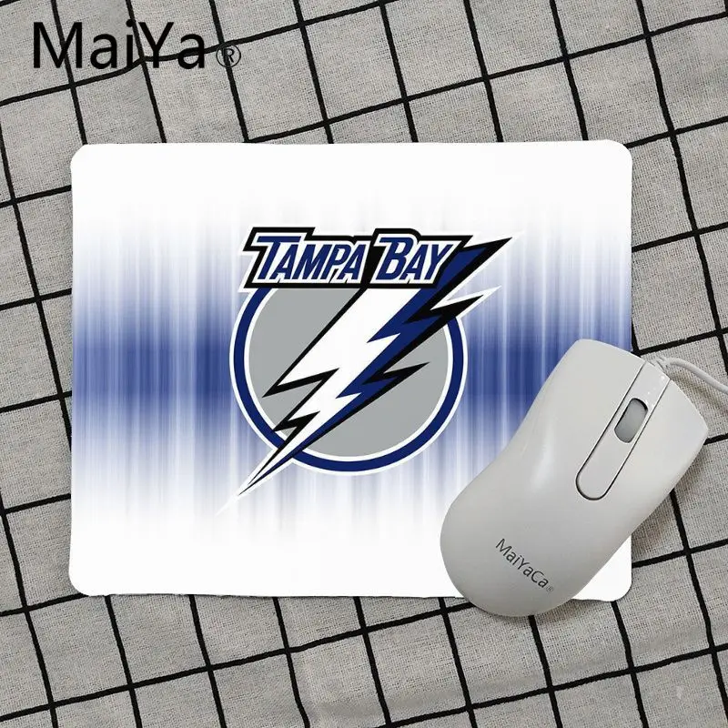 No Lock Edge25x29cm Maiya высокое качество Tampa Bay Lightning ice hockey высокоскоростной коврик для мыши Лидер продаж подставка под руку мышь - Цвет: No Lock Edge25x29cm