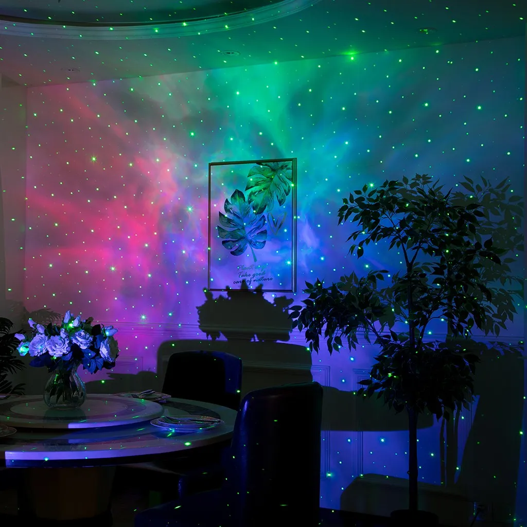 Star Projector 8 Modes Galaxy W/LED Nebula Cloud Light Voice Control Music Player Projection Lamp 20J2 |