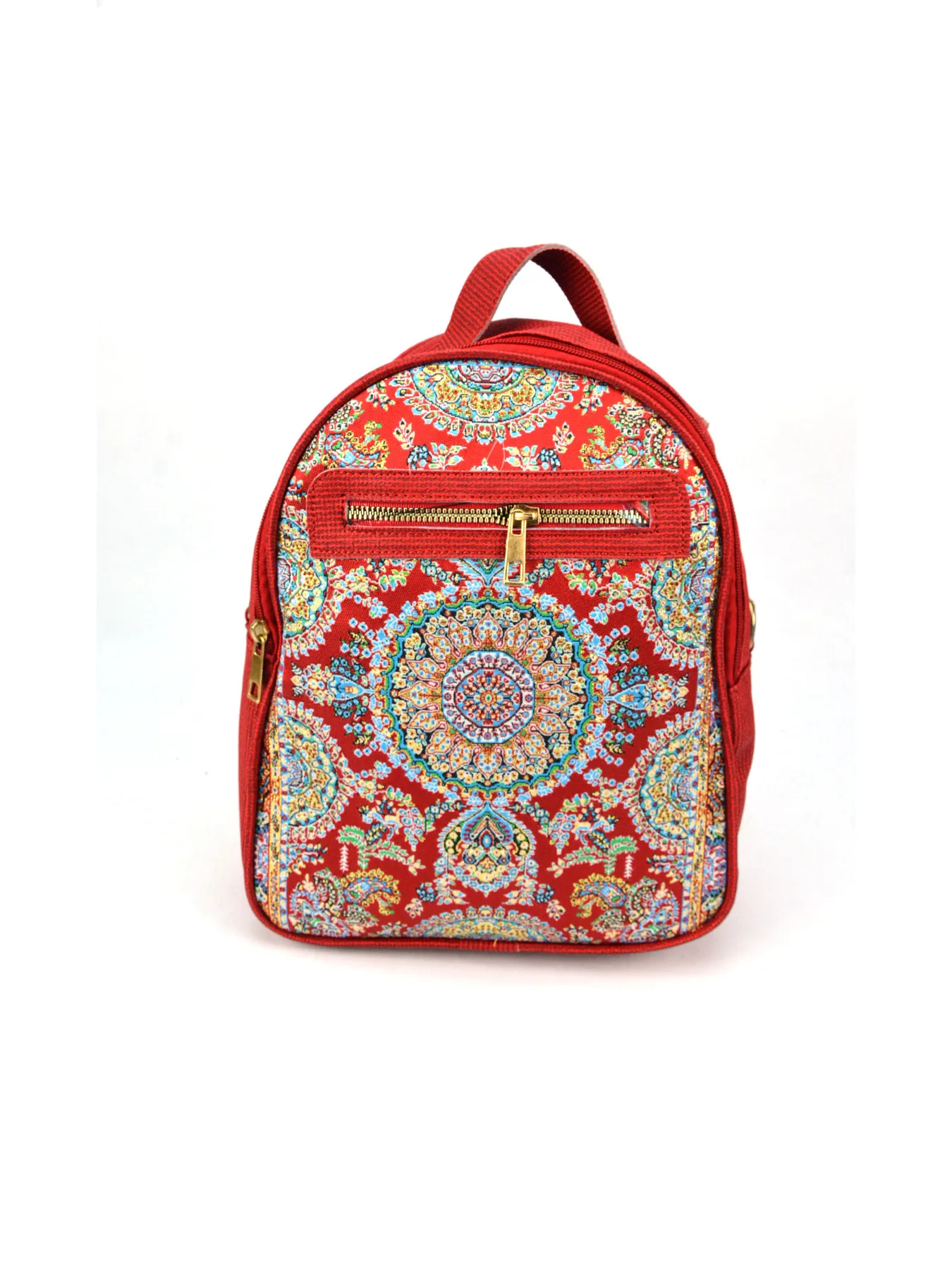 

Элегантный женский рюкзак ручной работы из специальной ткани с мотивом kilim