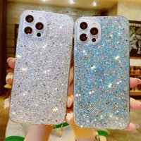 luxury glitter sequins phone case for huawei honor 8a 8x 9x 10i 20i 30i li%e2%80%86te 50 se play 4 pro v30 epoxy shockproof cover coque