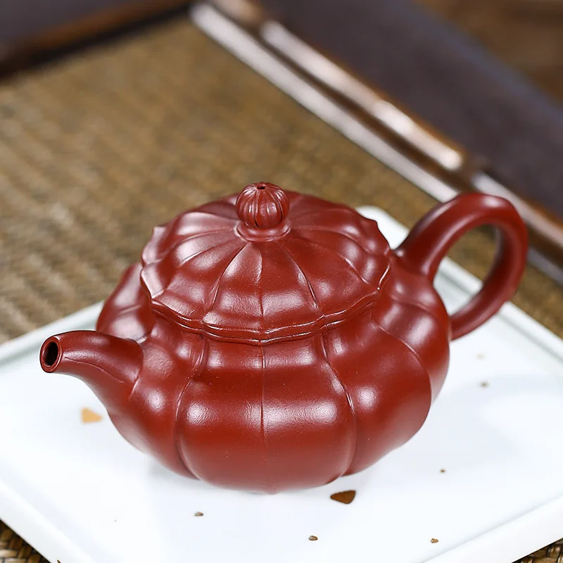 Tendon Pattern To Fake Something Antique Yixing Teapot Tea Set Raw Ore Bright Red Robe Full Manual Sac | Дом и сад