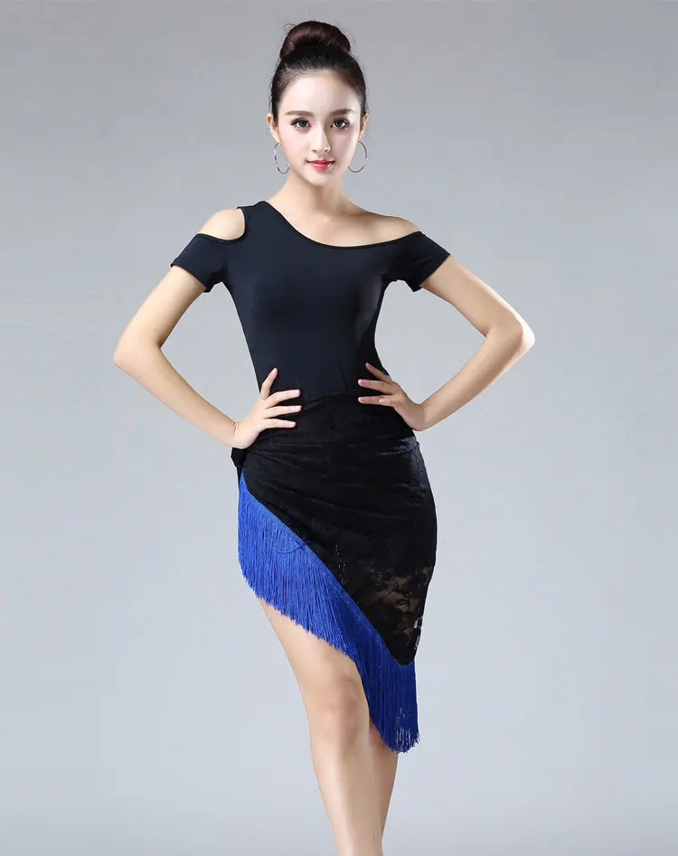 Платок Blley кружевной треугольный для латиноамериканских танцев набедренный