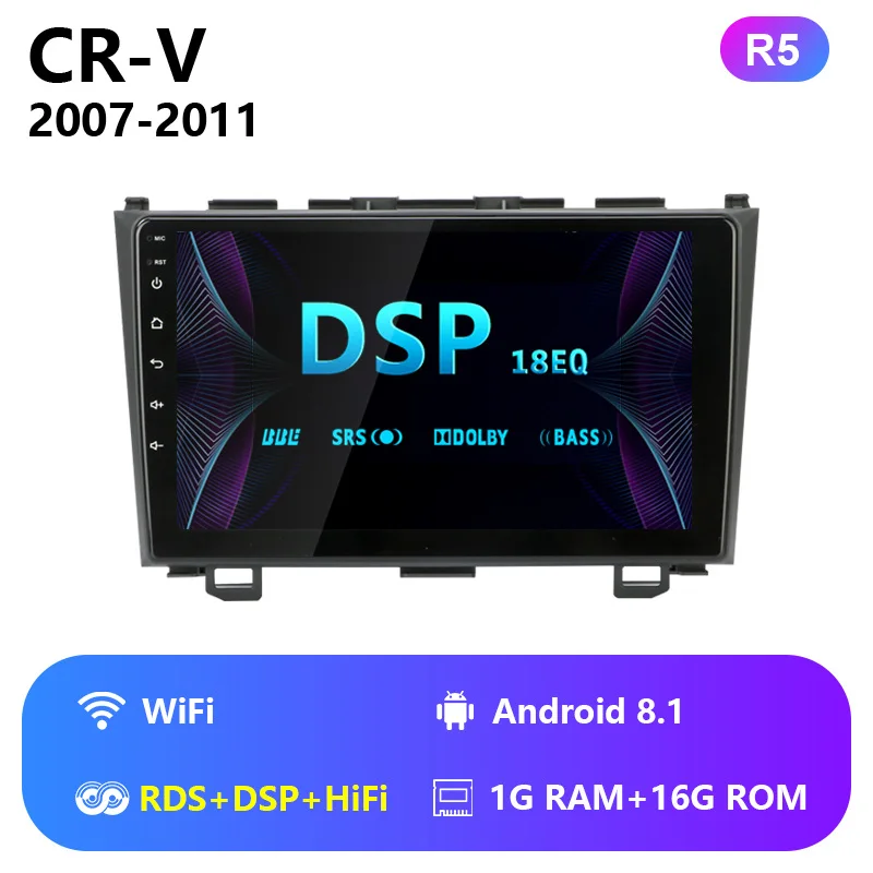 Wifi with RDS DSP Jansite 4G Wifi RDS " автомобильное радио Android для Honda 2007-2011 HIFI 2G+ 32G мультимедиа сенсорного экрана видеоплееры с рамкой - Цвет: Wifi with RDS DSP