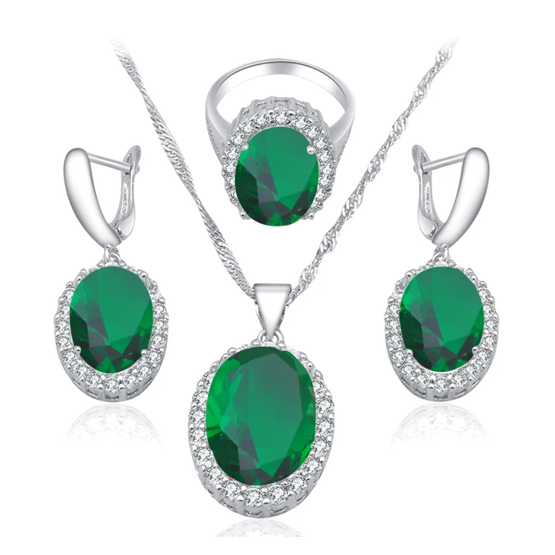 Штампованные серьги ожерелье кулон здоровье модные комплекты ювелирных изделий