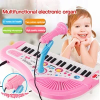 kids piano 37 key kids electronic keyboard piano musical toy with microphone for childrens toy musical instrument baby toys