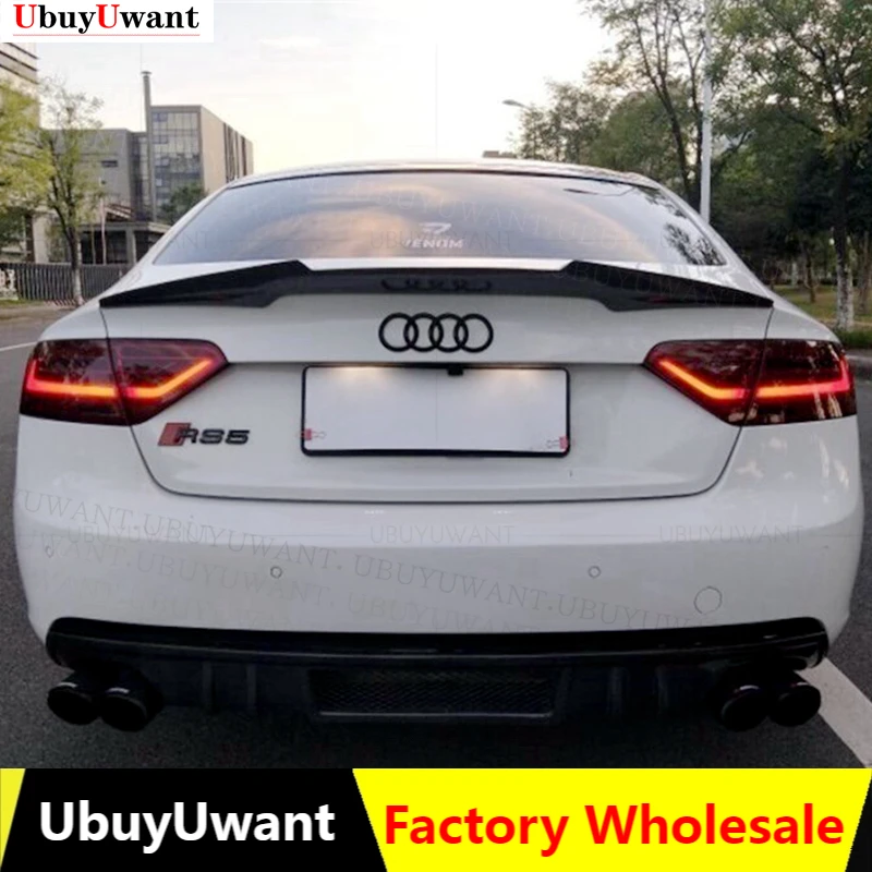 

Спойлер из углеродного волокна для AUDI A5 B8 2008-2016 Sportback Coupe 2-DR/4-DR Wing выступ Спойлеры высококачественные автомобильные аксессуары M4