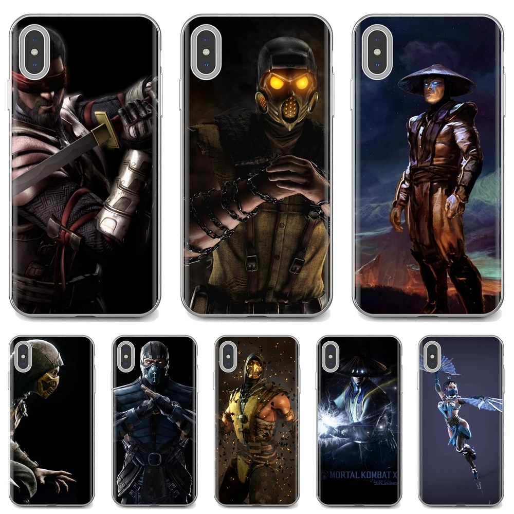 Мягкий чехол для Samsung Galaxy A10 A30 A40 A50 A60 A70 a12 a31 a41 a51 a71 a20e a21s M30 Raiden Mortal Kombat X обоев