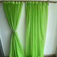 spring fresh green curtains tulle voile modern curtains for living room transparent tulle curtains window sheer for the bedroom