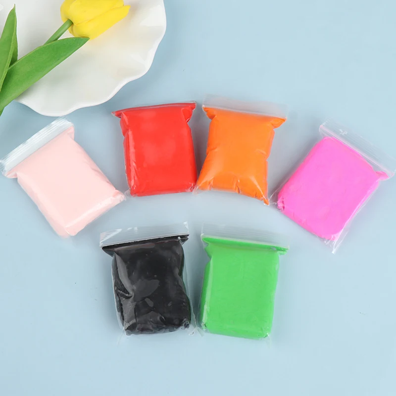

12 Color Light Clay Fluffy Soft Plasticine Toy Modelling Clay Playdough Slimes Toys DIY Creative Clay Kid Gift