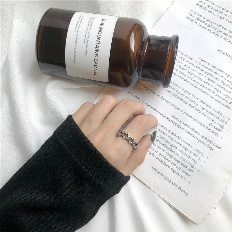 Корейская версия темперамента 2020 модная новинка состаренное с шестью острыми