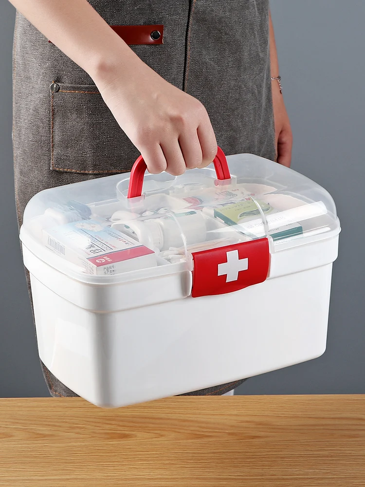

Medical Kit Medicine Box Home Organizer Storage Box PE