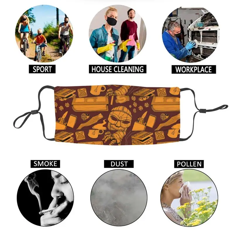 Маска для лица Sunnydale маска взрослых против тумана рассекающая вампиров защитная