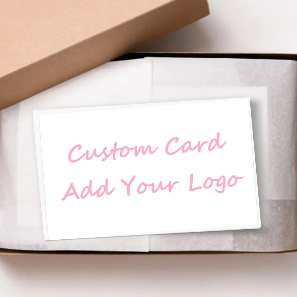 

100 Pcs Custom Cards Thank You Cards Wedding Invitations Card Business Card Greeting Cards Customize Add Your Logo