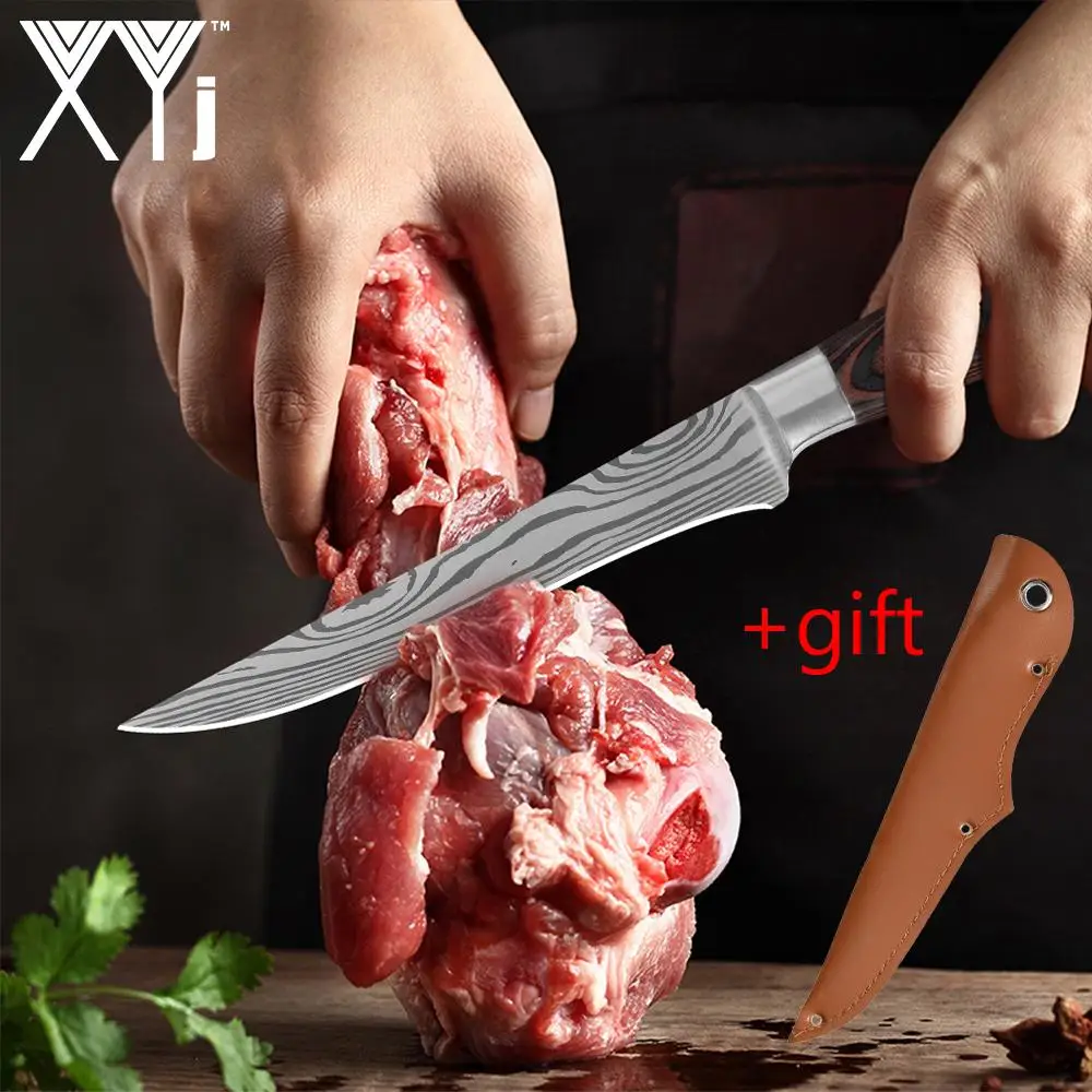 XYj рыболовный нож из нержавеющей стали поварские ножи японские для суши