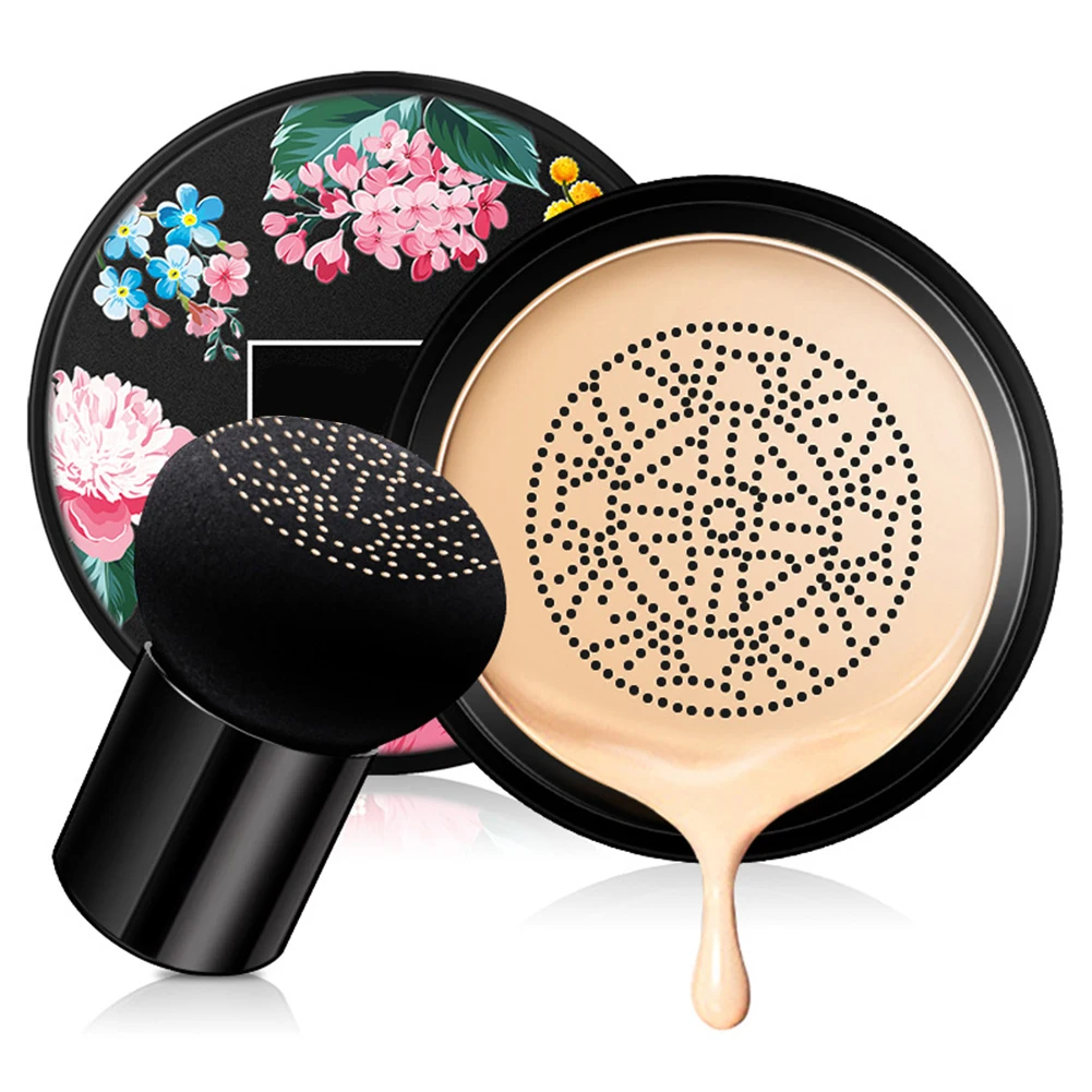 

BB Air Cushion Foundation Mushroom Head Long-lasting Concealer Whitening Cosmetic Air-permeable Brighten Face Base Tone