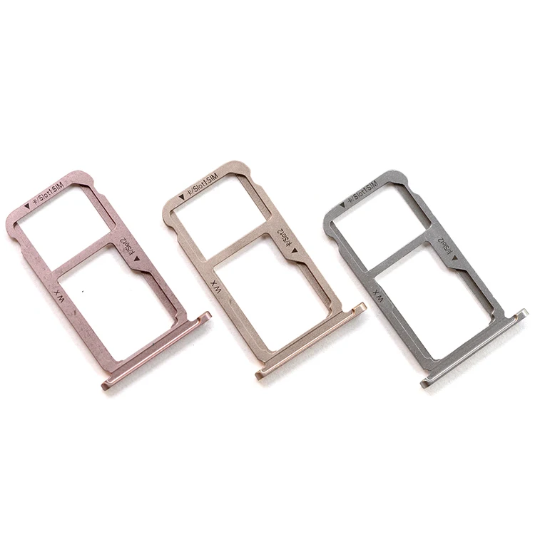 Оригинальный лоток для Nano sim карты Huawei Honor 6X mate 9 lite + держатель sd Сменные Запчасти