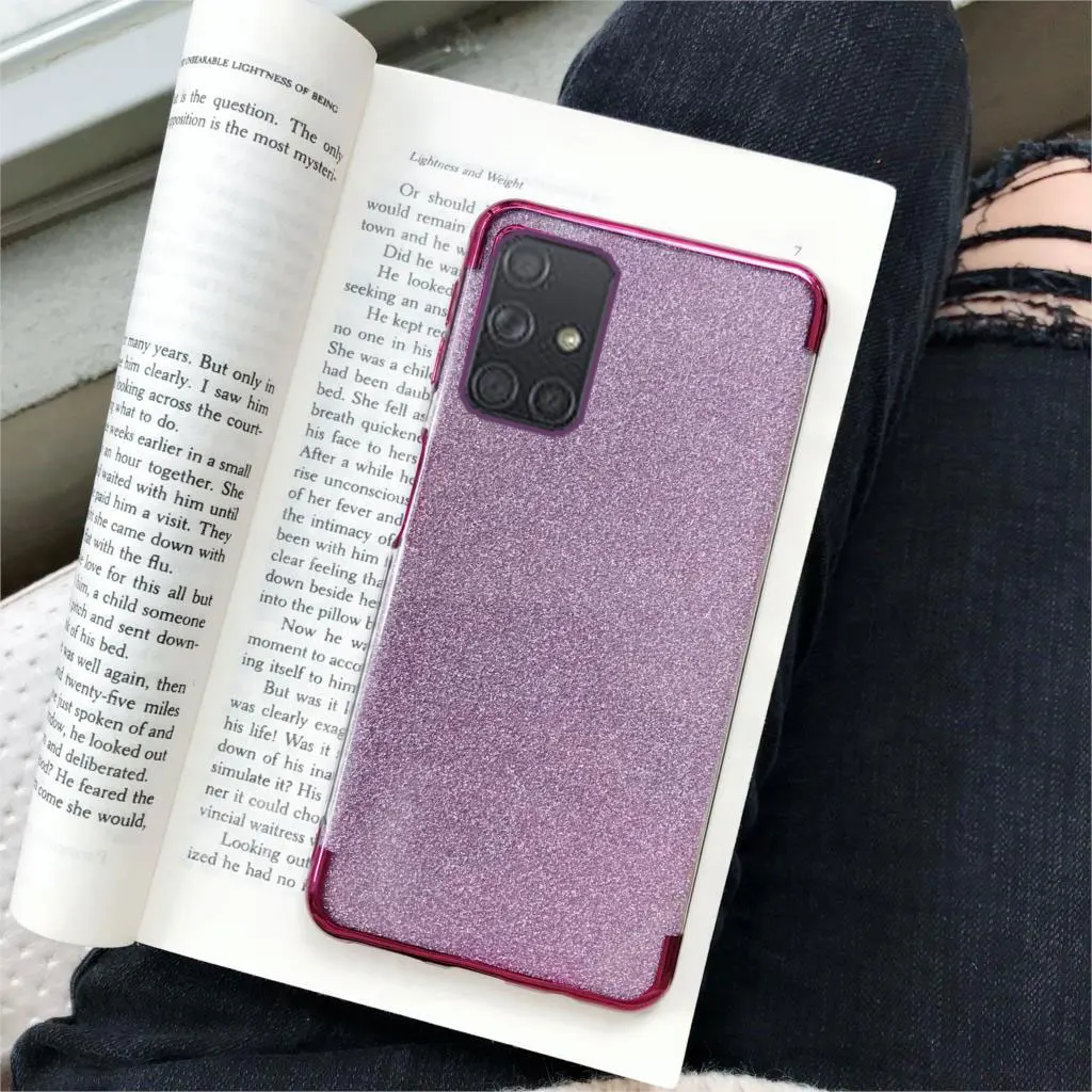 Искристое покрытие чехол для samsung Galaxy A50 A10 A20 A30 A70 A30S A50S A60 A10E A20E M10 M20 M30 A6 A7 A8 крышка