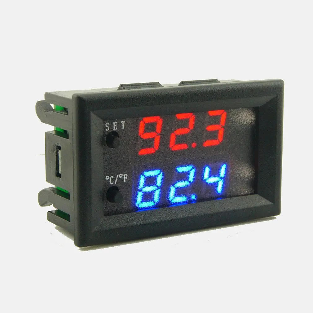 

DC12V 20A Digital Temperature Controller DIY Intelligent Mini Thermostat Regulator Waterproof Sensor 0.1 Celsius Accuracy