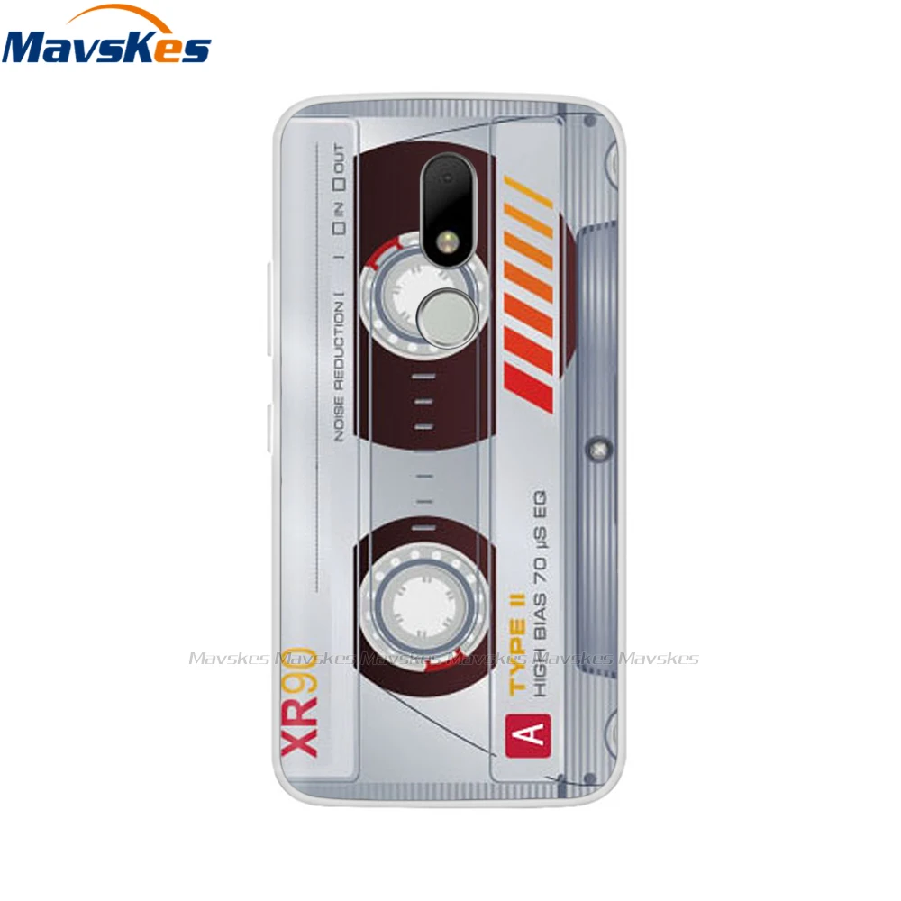 soft tpu case for motorola moto m case xt1662 5 5inch cute cartoon silicone back cover for moto m case xt1663 phone cases flower free global shipping