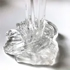 Прозрачный пушистый слайм сделай сам, полимерная глина, суперсветильник мягкий хлопковый слайм, декомпрессионные игрушки для детей и взрослых, 100 мл