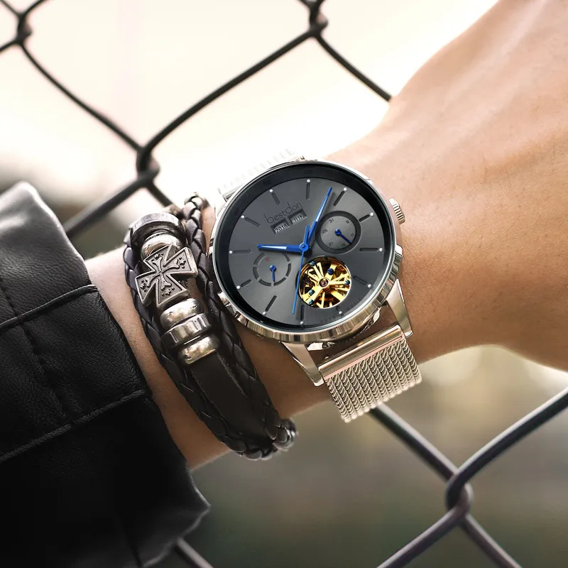 Швейцарские роскошные брендовые механические часы мужские автоматические со